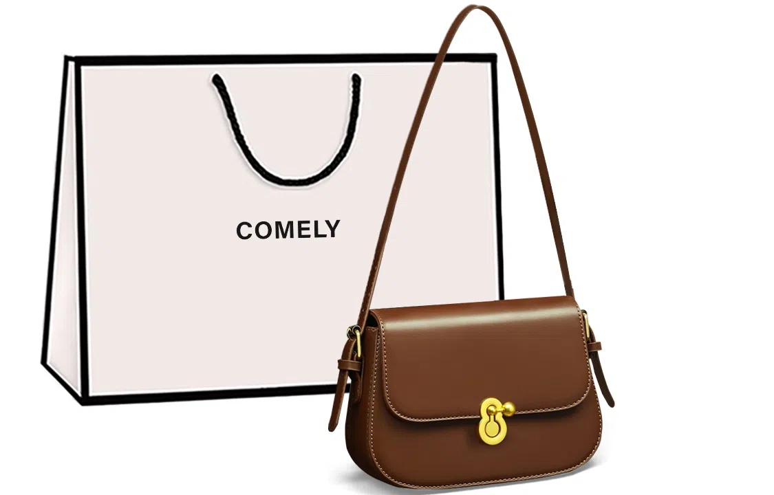 COMELY Small Shoulder Bag Coffee