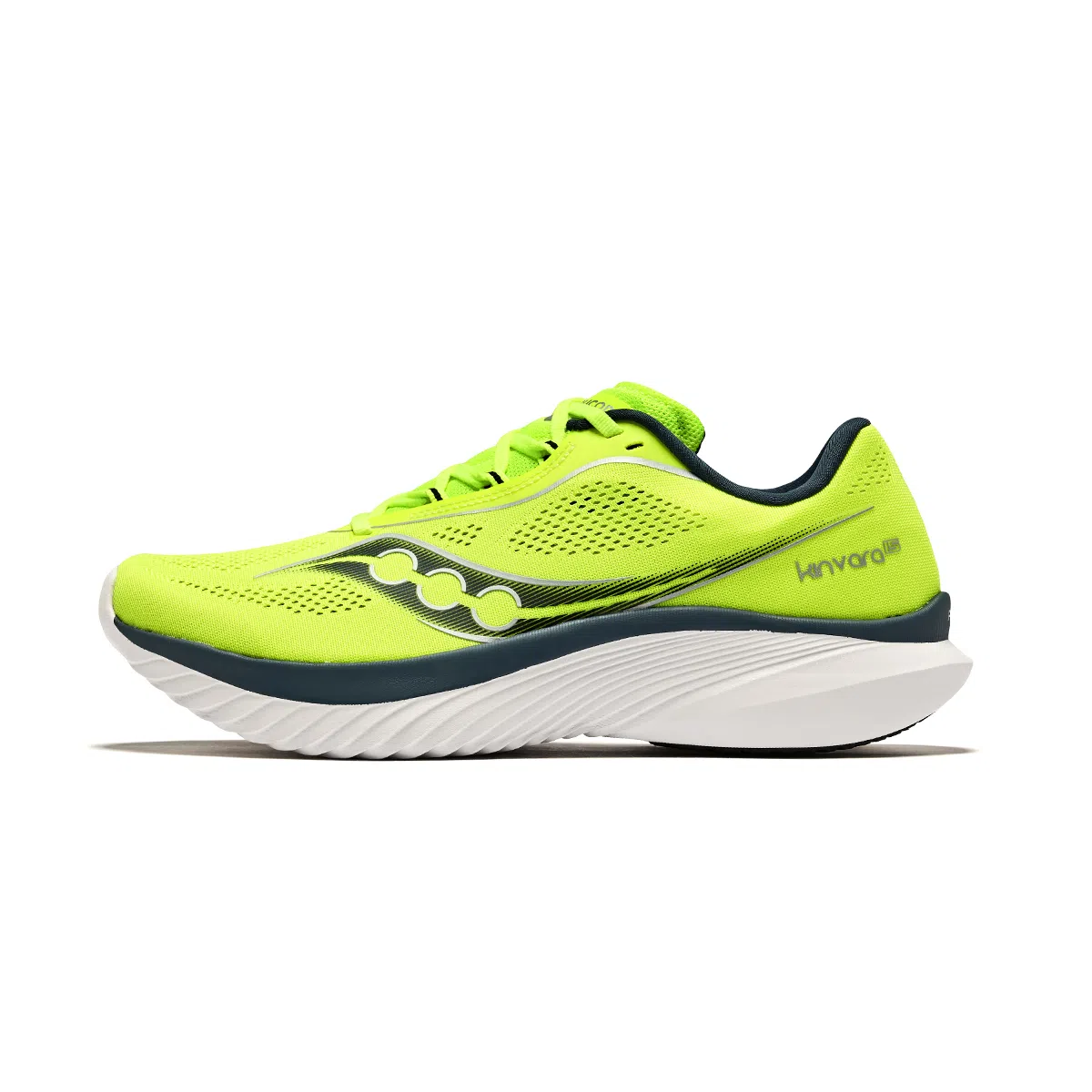 Saucony Kinvara 15 Fluorescent Green Blue