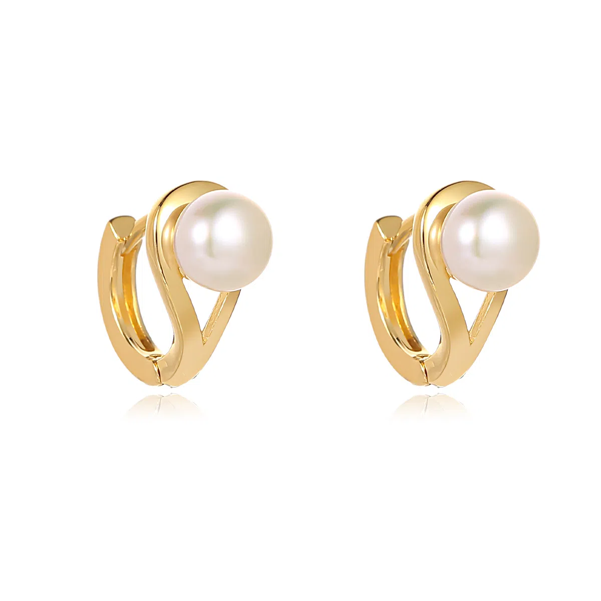 韵系 精致小巧个性设计感 淡水珍珠 耳钉 女款