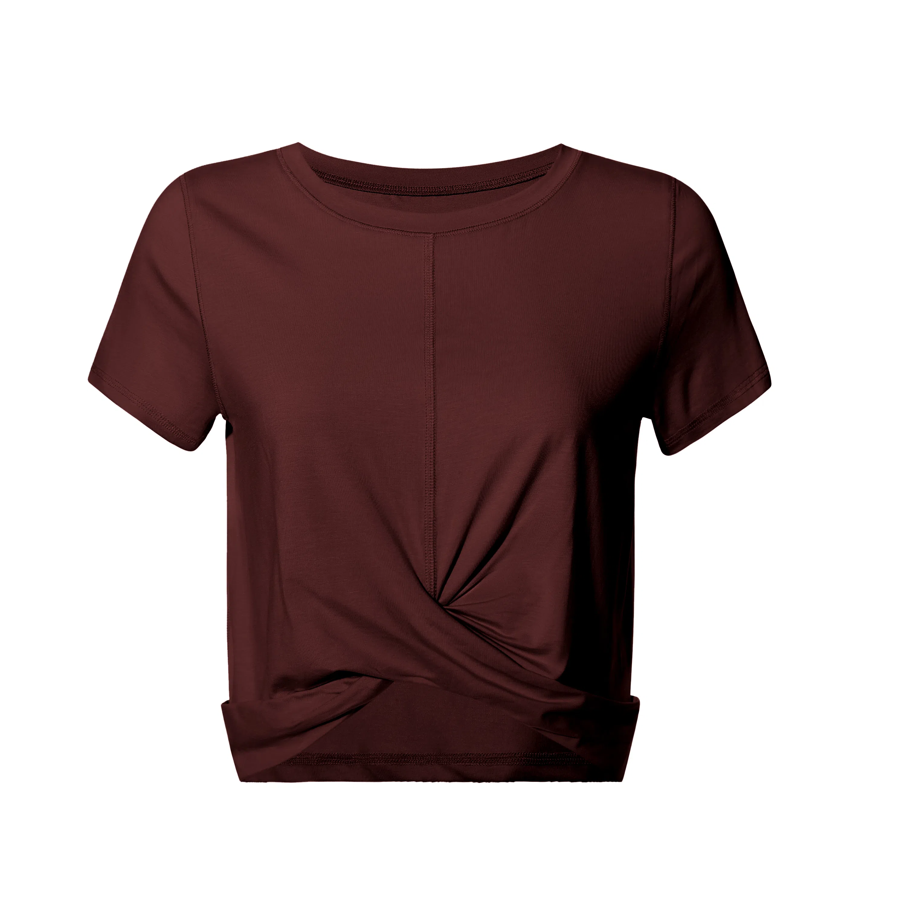 达兹 交叉露脐瑜伽透气运动跑步短袖健身衣 女款