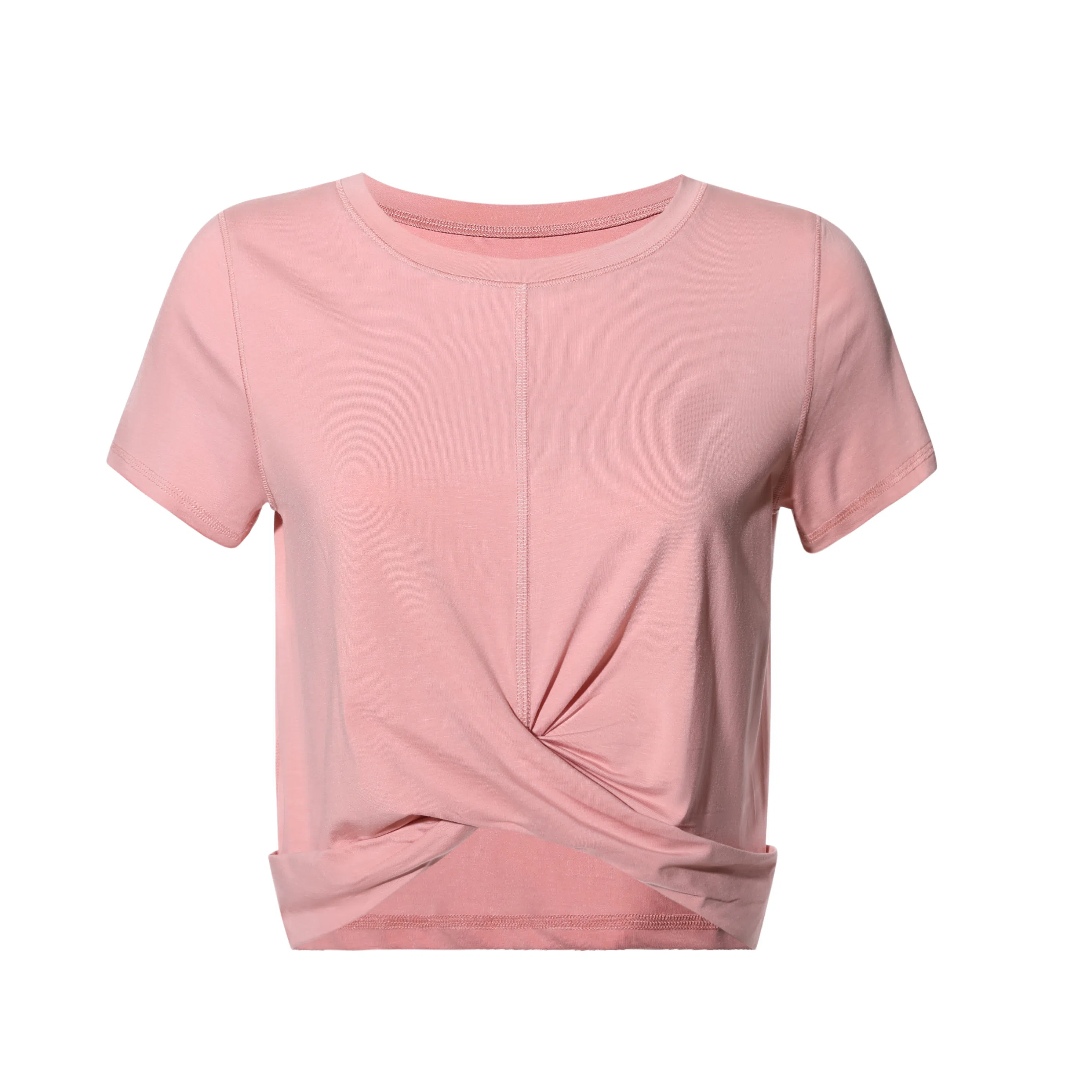 达兹 交叉露脐瑜伽透气运动跑步短袖健身衣 女款