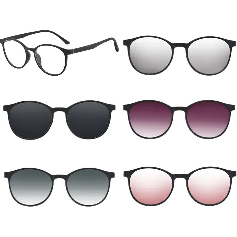 康视顿 三合一偏光夹片套镜 太阳眼镜 男款