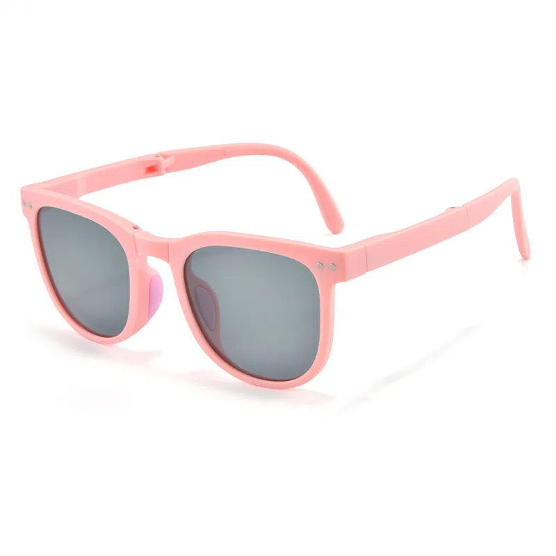 康视顿 墨镜折叠偏光防紫外线防晒 方形 太阳眼镜 儿童款