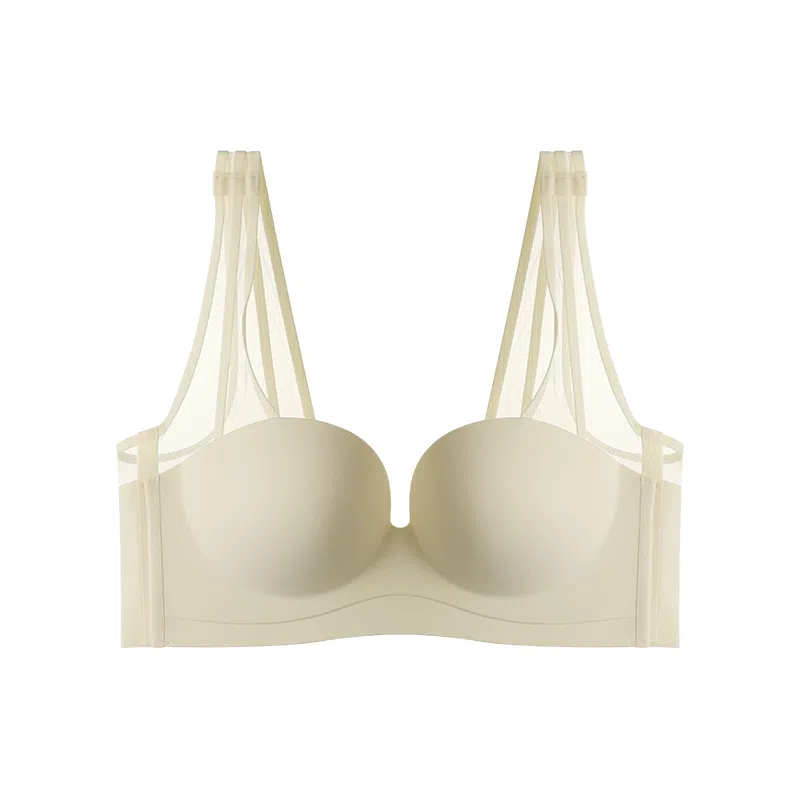 内在密码 半杯内衣女小胸显大聚拢夏薄款低胸性感二分之一无痕透气收副乳文胸罩