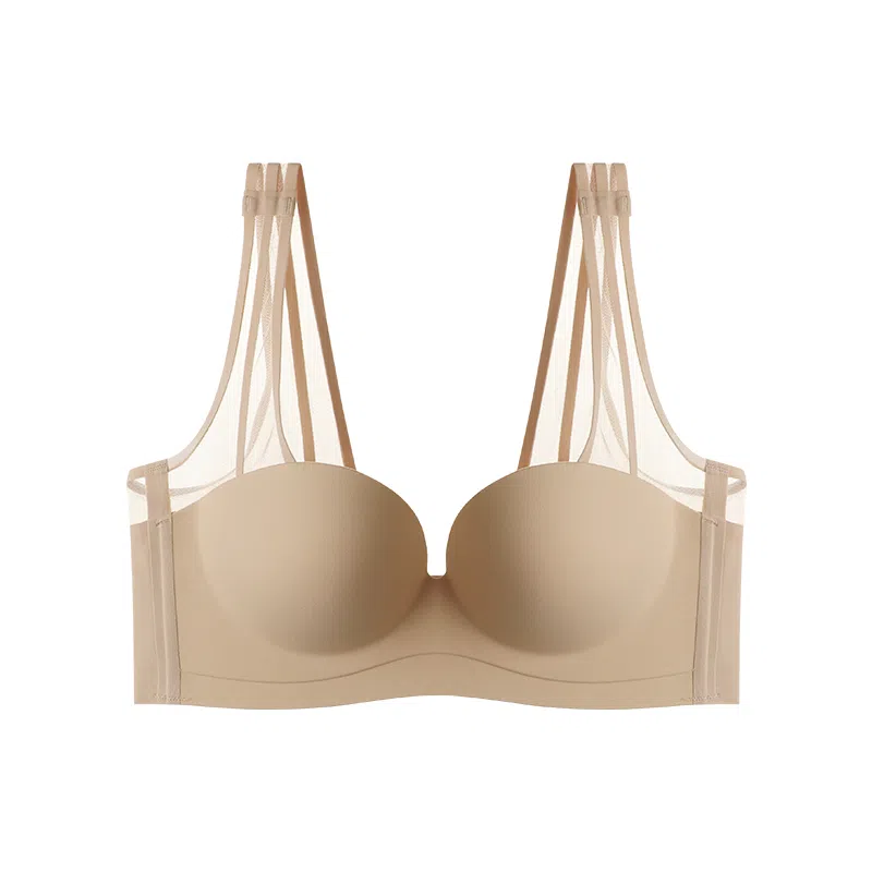 内在密码 半杯内衣女小胸显大聚拢夏薄款低胸性感二分之一无痕透气收副乳文胸罩