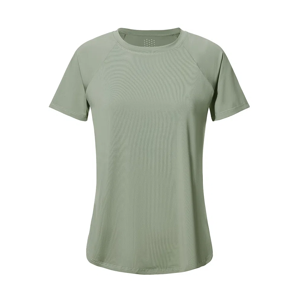 达兹 休闲透气速干训练短袖健身衣 女款