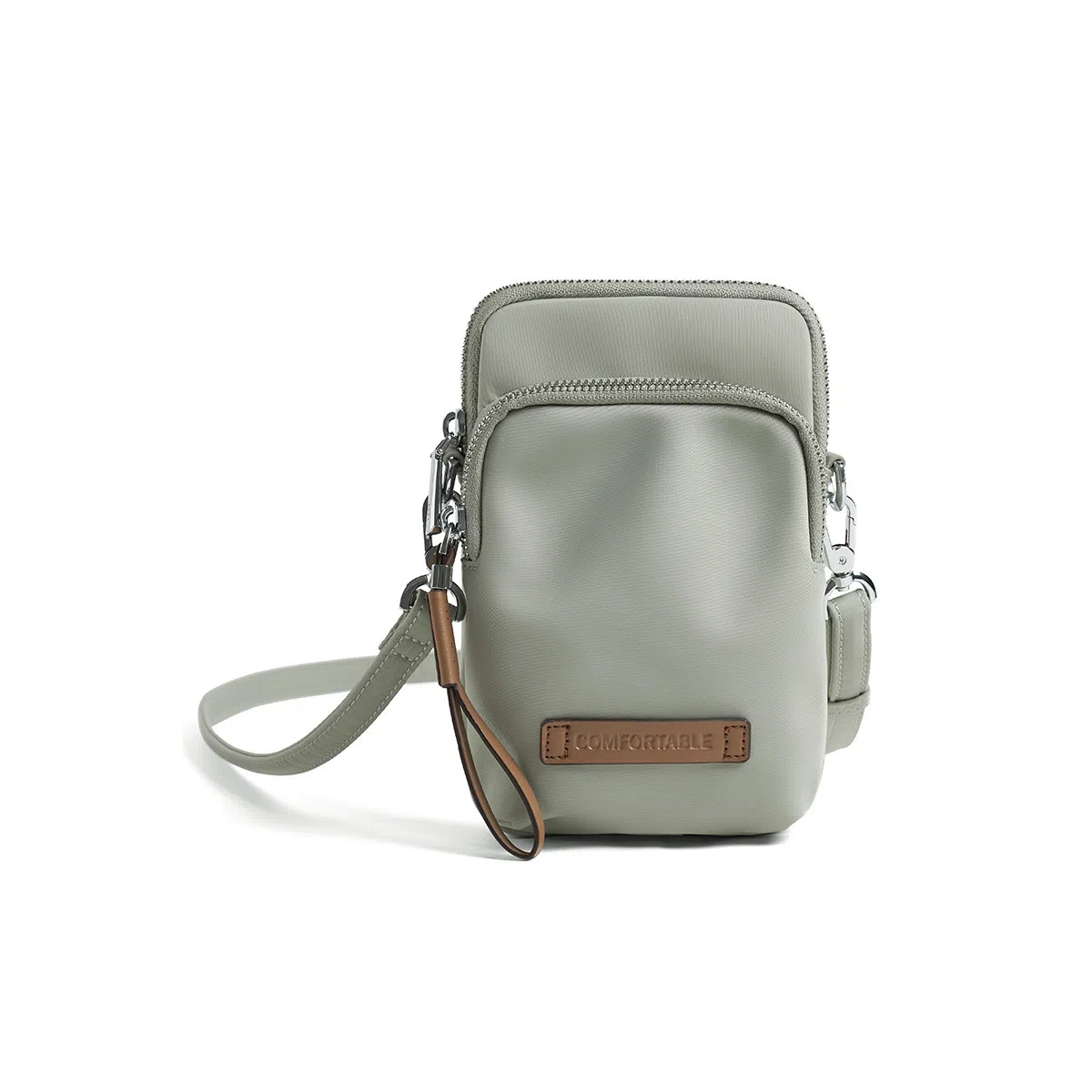 莱夫 百搭轻便精致 织物 女款 手机包 海风绿