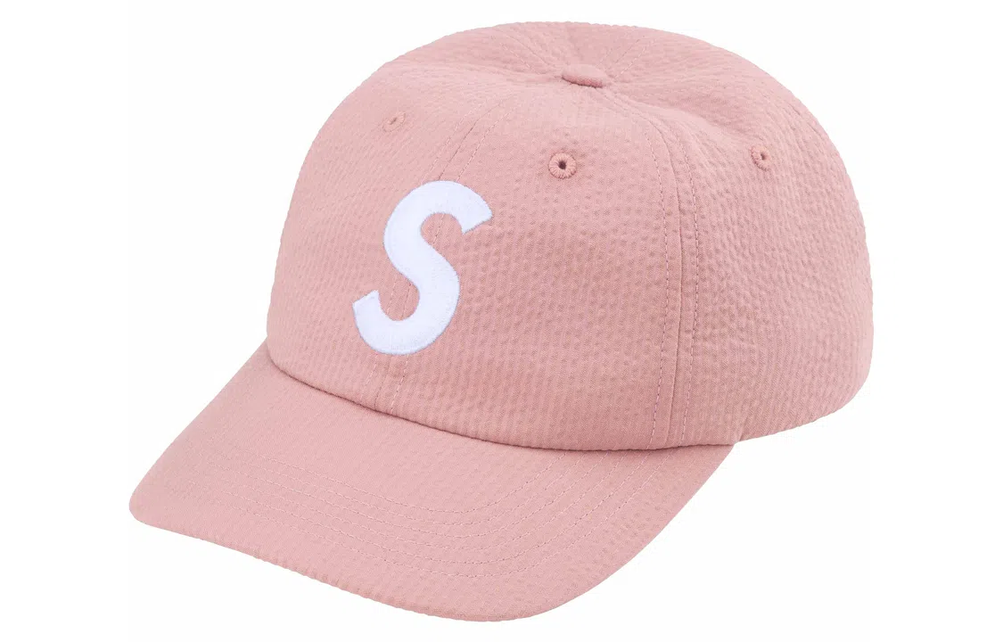 Supreme SS24 WEEK 11 SEERSUCKER S LOGO 6-PANEL