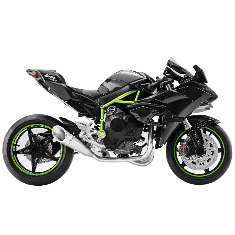 成真 摩托车 礼盒组合  合金车模 川崎 铃木 本田 雅马哈 忍者摩托车 收藏摆件 成品模型