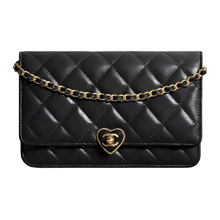 Chanel WOC Black Gold
