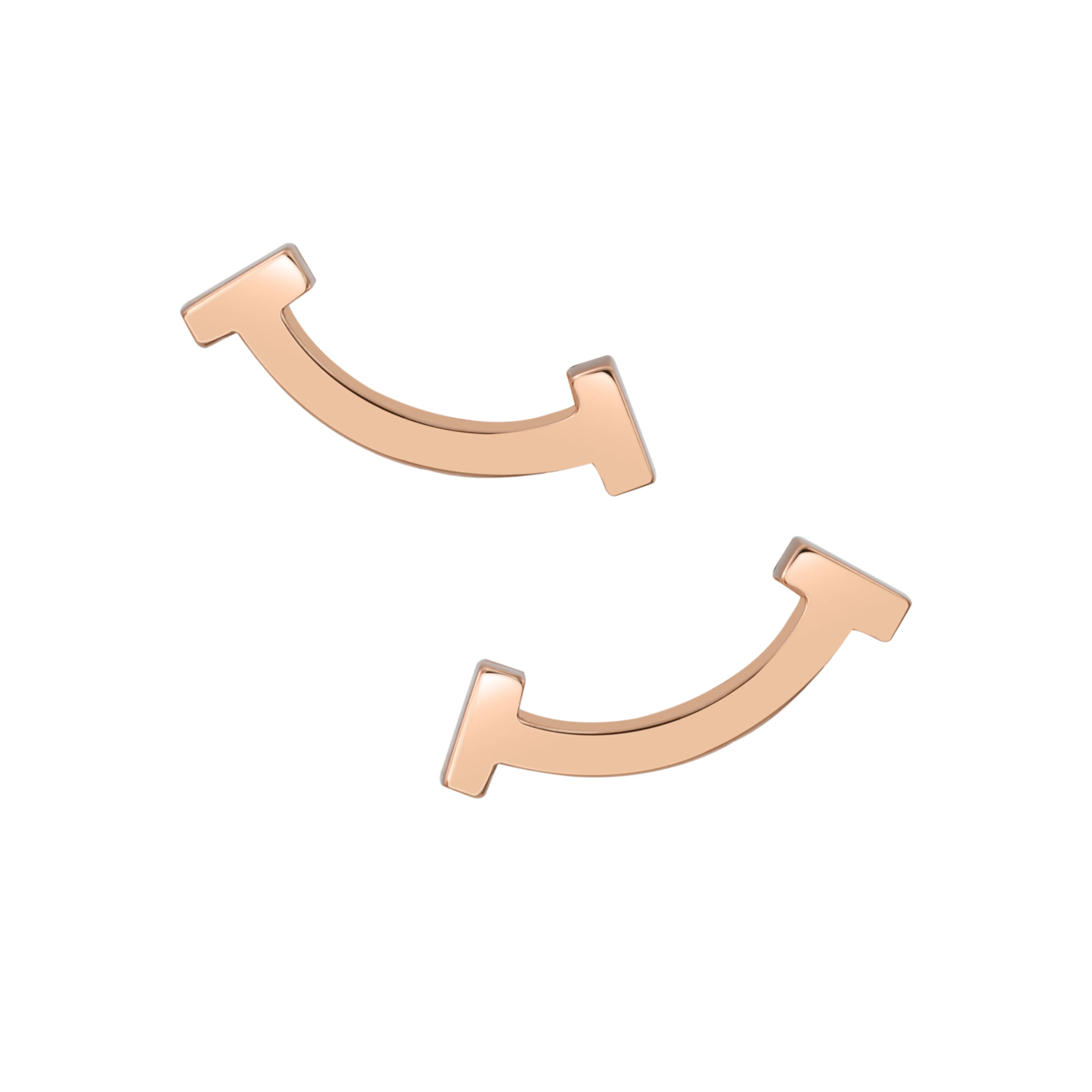 Tiffany & Co. Tiffany T Smile Earrings 18K Rose Gold