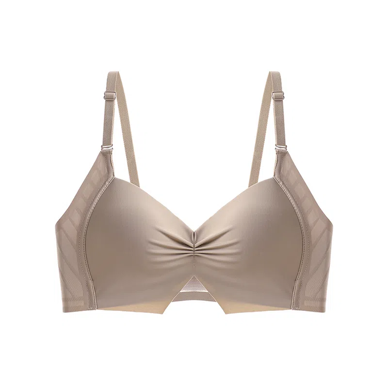 莫代尔 小胸聚拢显大轻薄内衣收副乳防下垂上托无痕平滑侧收提拉舒适简约立体文胸 女款 组合装