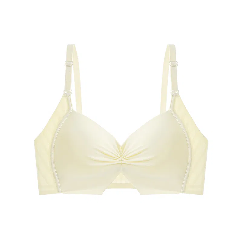 莫代尔 小胸聚拢显大轻薄内衣收副乳防下垂上托无痕平滑侧收提拉舒适简约立体文胸 女款 组合装