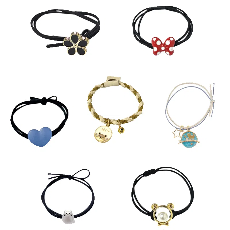 妖娆猫 一周星期头绳发饰套装礼盒 高级感皮筋绑头发发绳头饰创意实用儿童礼品女生 发圈 女款