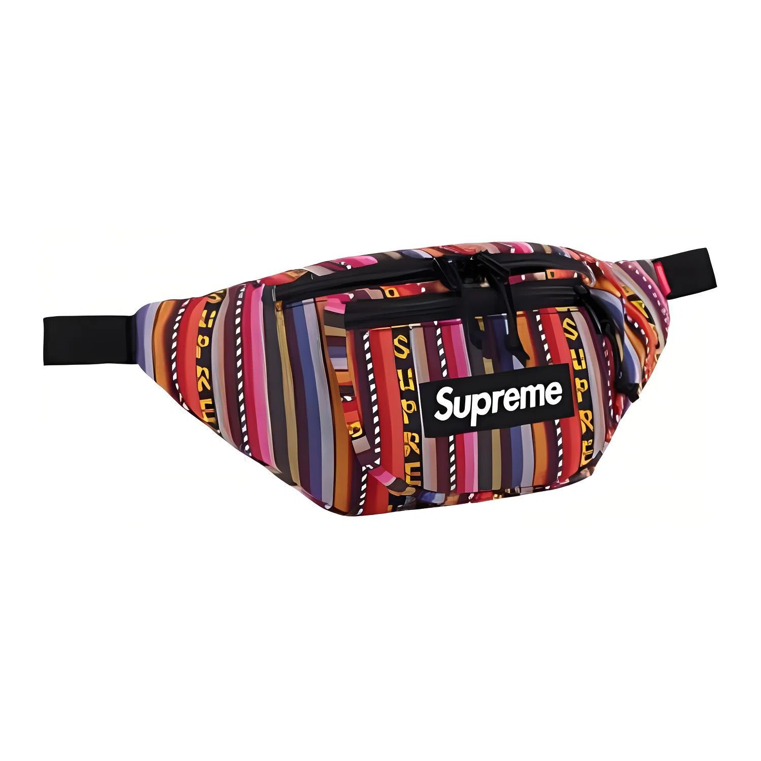 Supreme SS20 Week 9 Woven Stripe Waist Bag