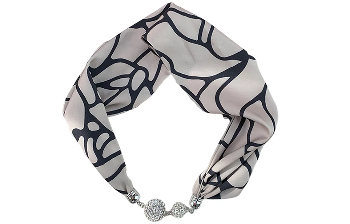 优幽兰 时尚磁扣颈饰感懒人手腕带四季通用高级感 丝巾 女款