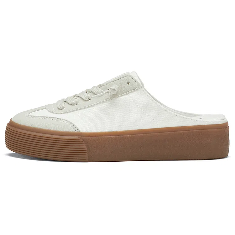 Rockfish Retro Trainer White Caramel