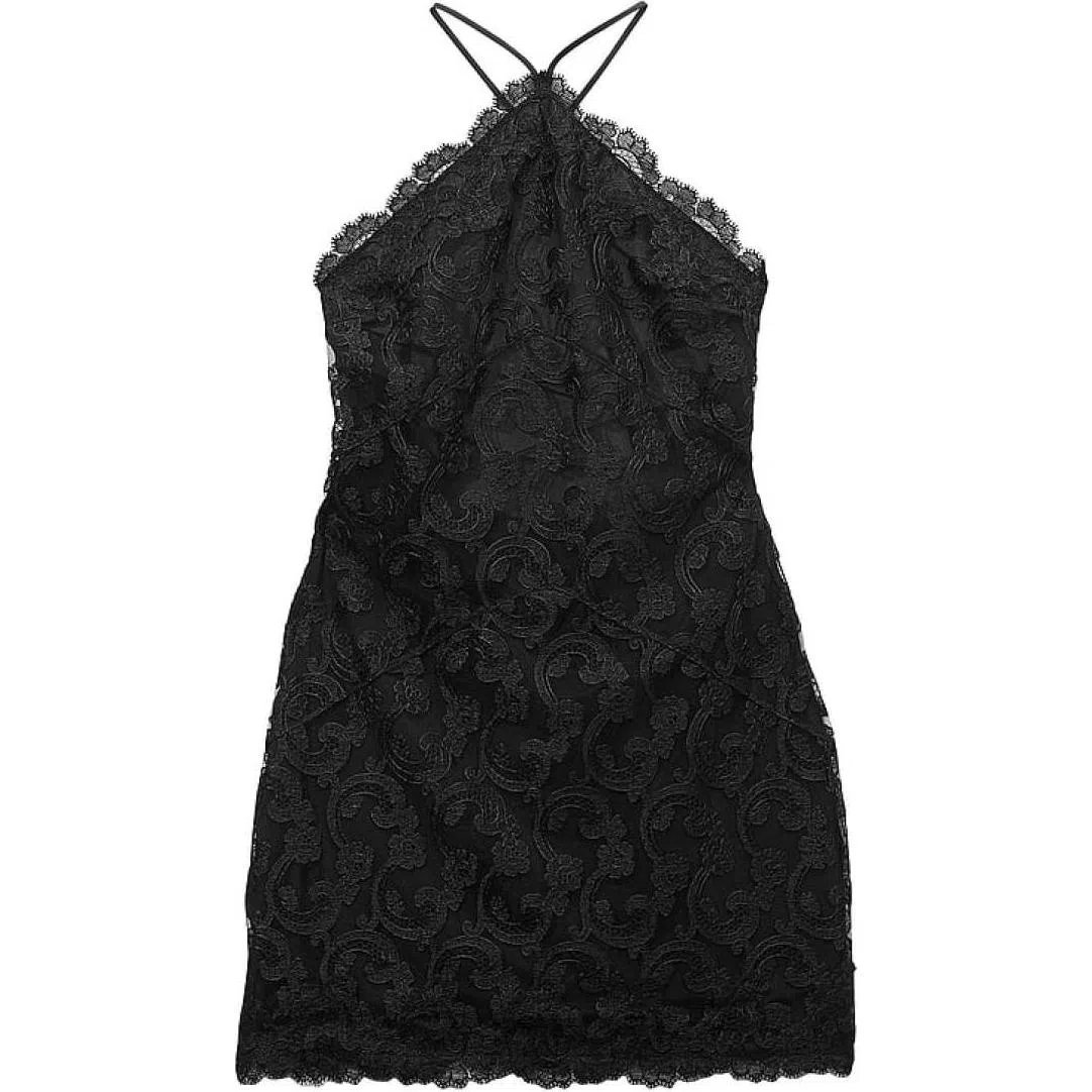 Victoria's Secret SEXY KI Huayang lace neck strap Black