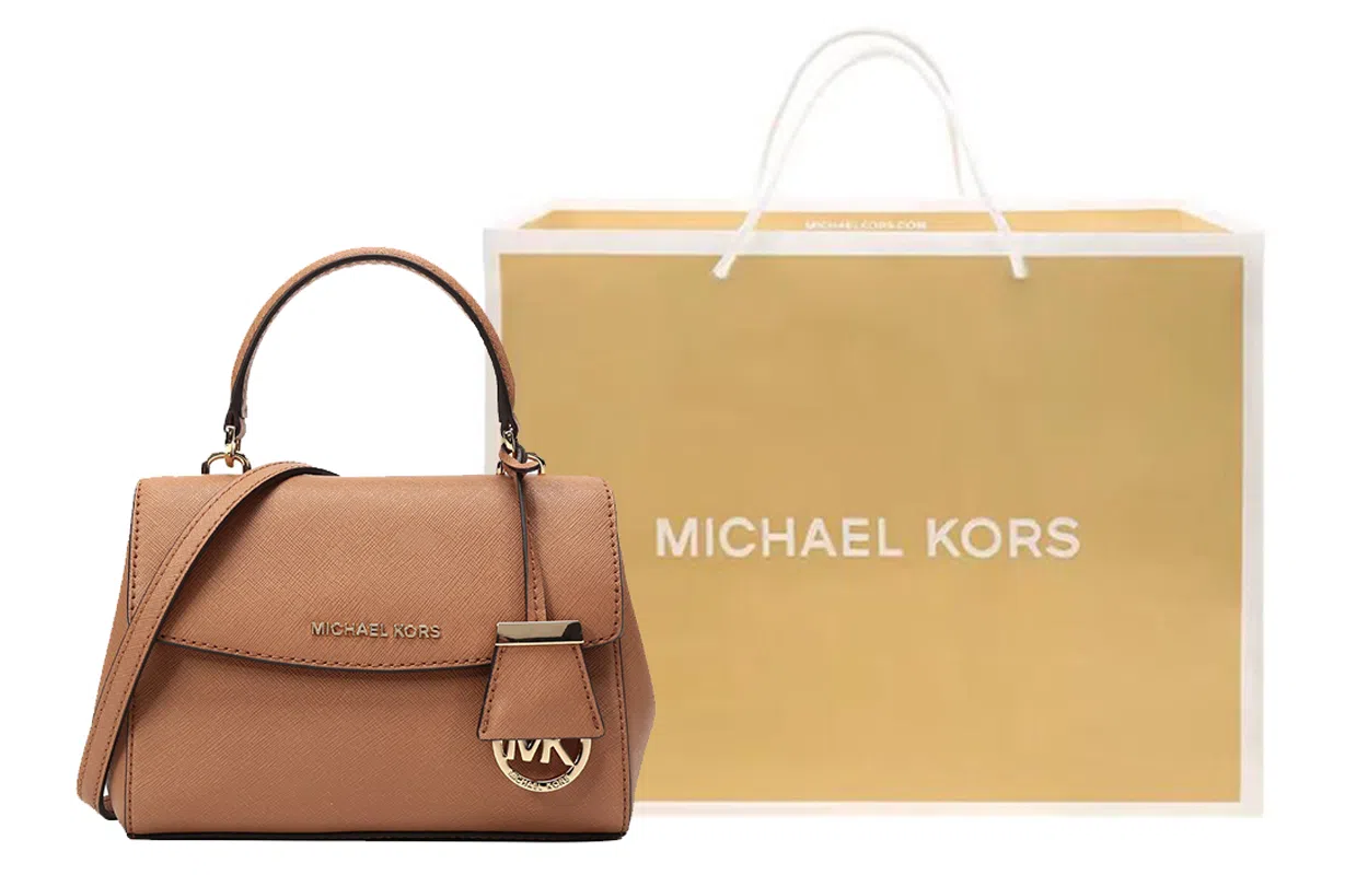 Michael Kors Ava Cream Brown