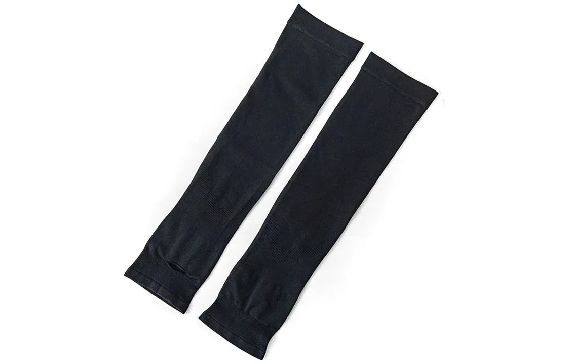 优幽兰 纯色户外骑行运动遮阳防紫外线小众穿搭 锦纶 氨纶 防晒袖 男女同款情侣款