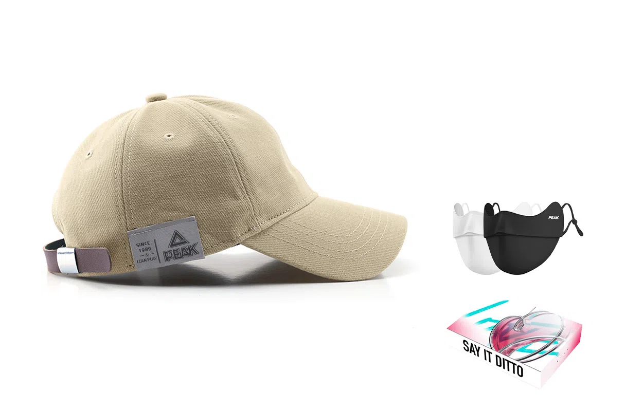 匹克 纯色软顶柔软舒适高级气质 棉 鸭舌帽 男款