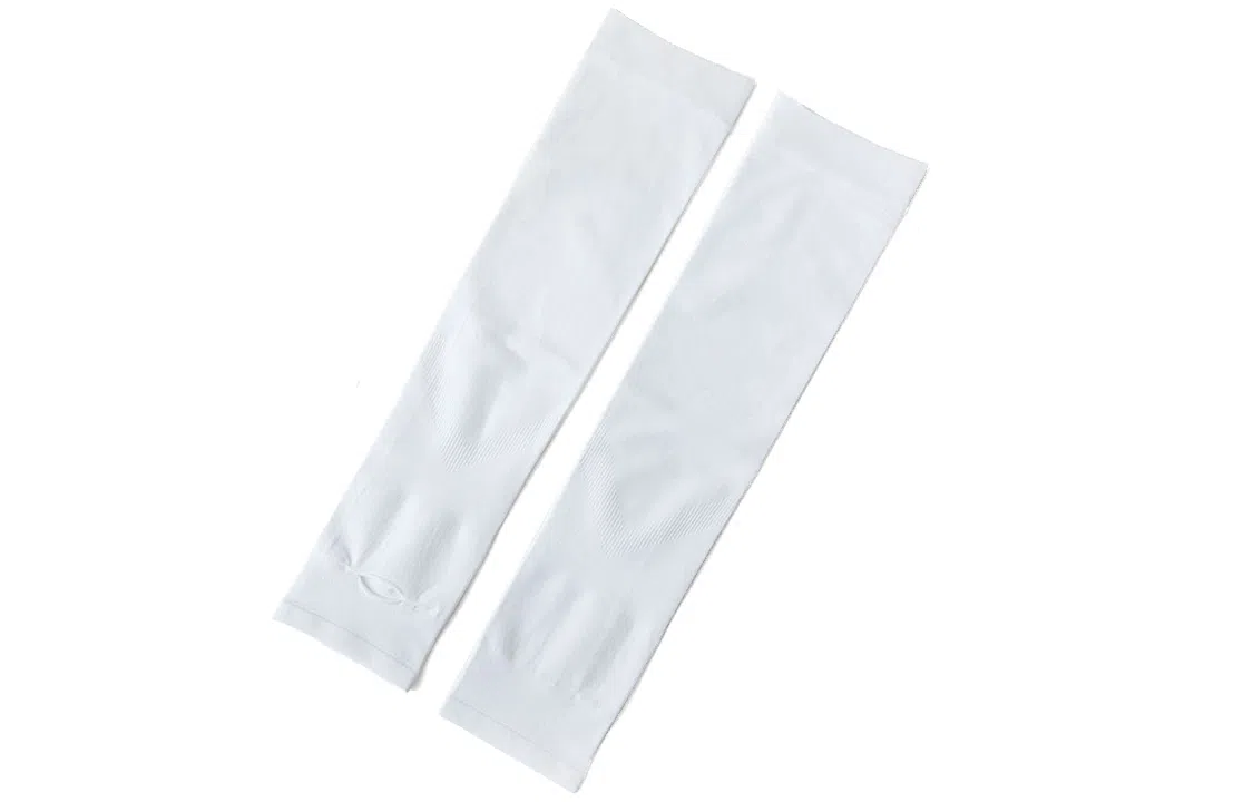 优幽兰 纯色户外骑行运动遮阳防紫外线小众穿搭 锦纶 氨纶 防晒袖 男女同款情侣款