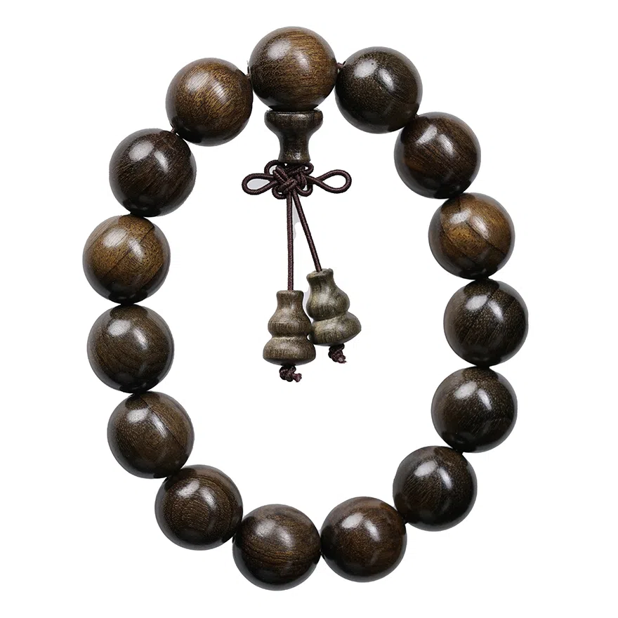 仙作美 国潮佛珠精品 阴沉木 木作手串 男款 阴沉木