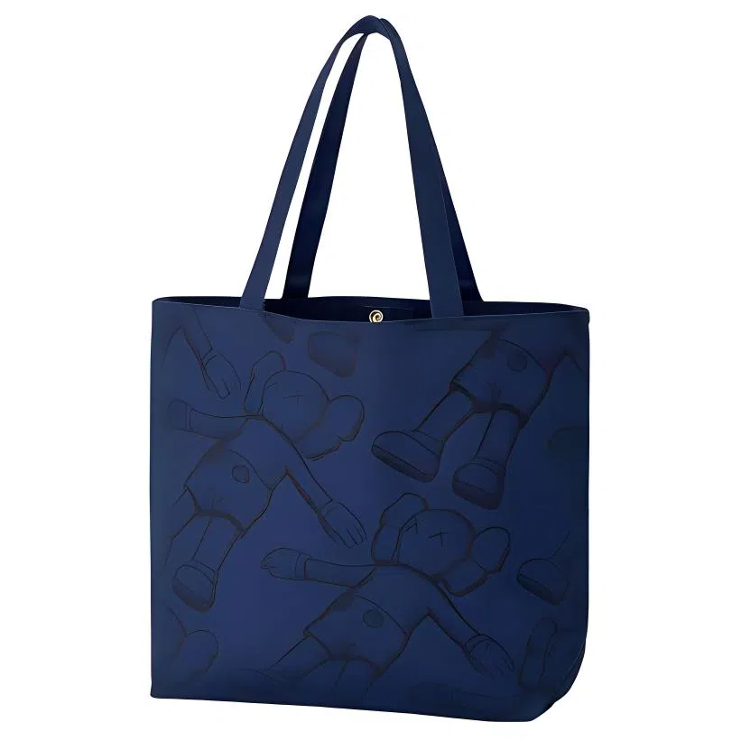 UNIQLO x Kaws Tote Bag Deep Blue