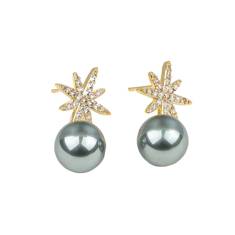 卡铂雅 简约设计轻奢高级感气质 合金 耳环 女款