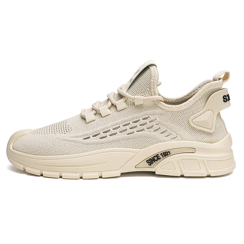 双星八特 简约百搭 时尚休闲 织物减震防滑耐磨 低帮跑步鞋 男款