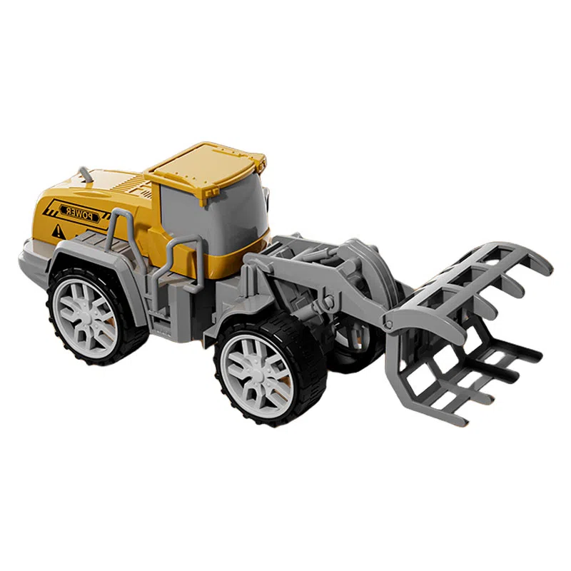 妙贝乐 城市工程卡车 惯性滑行 挖掘机 吊机 推土机 有趣 玩具