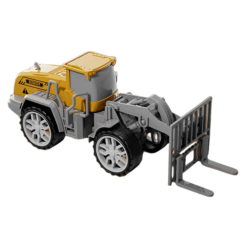 妙贝乐 城市工程卡车 惯性滑行 挖掘机 吊机 推土机 有趣 玩具