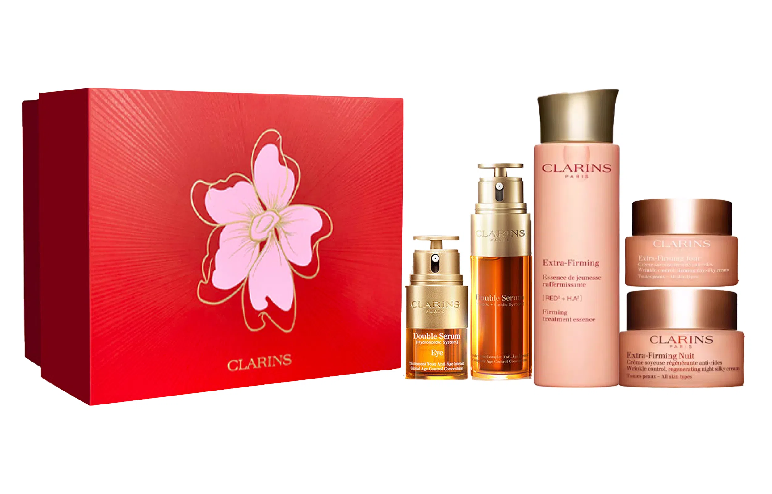 娇韵诗 经典保湿护肤套装 滋润清爽补水 五件套