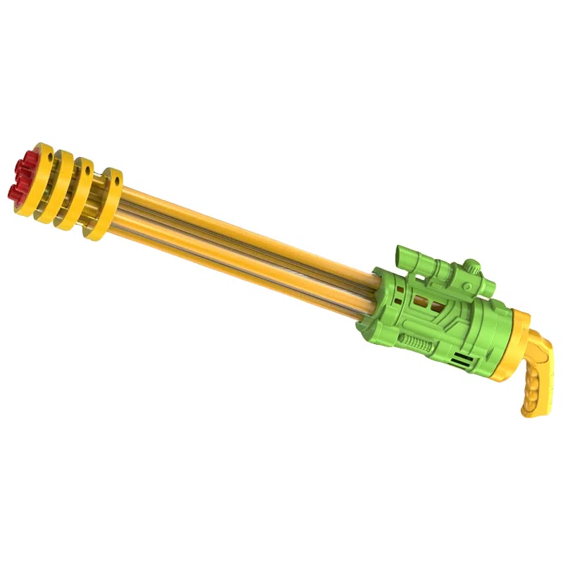 妙贝乐 水枪系列 加特林 抽拉式滋水 打水仗神器 夏日好物 枪型玩具