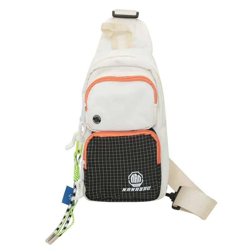 醇龙  斜挎包时尚胸包男女通用尼龙单肩包休闲外出旅游小背包运动包 多色