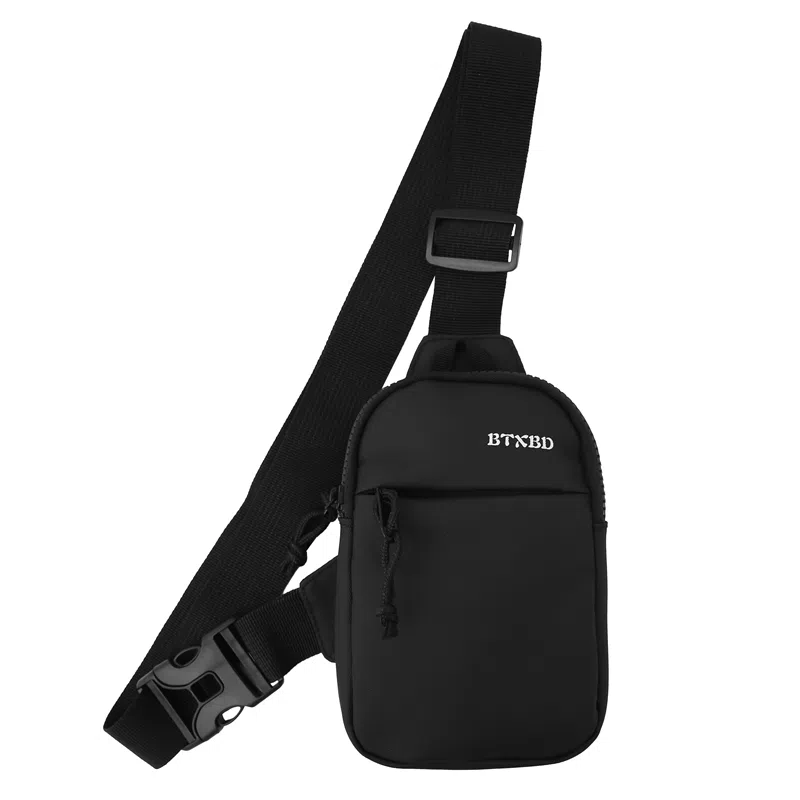 醇龙 休闲轻便简约 牛津纺 胸包 常规 男女同款情侣款 黑/白/蓝/粉/绿