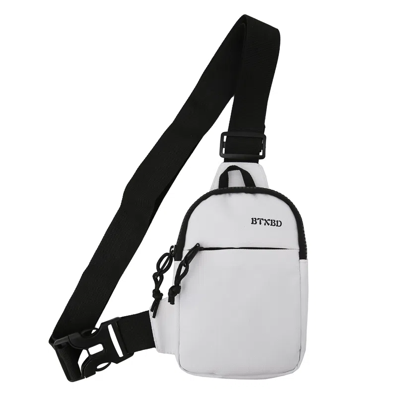 醇龙 休闲轻便简约 牛津纺 胸包 常规 男女同款情侣款 黑/白/蓝/粉/绿