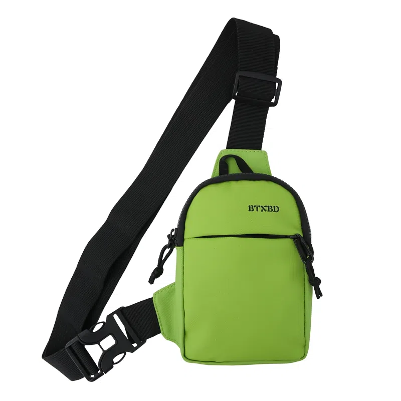 醇龙 休闲轻便简约 牛津纺 胸包 常规 男女同款情侣款 黑/白/蓝/粉/绿