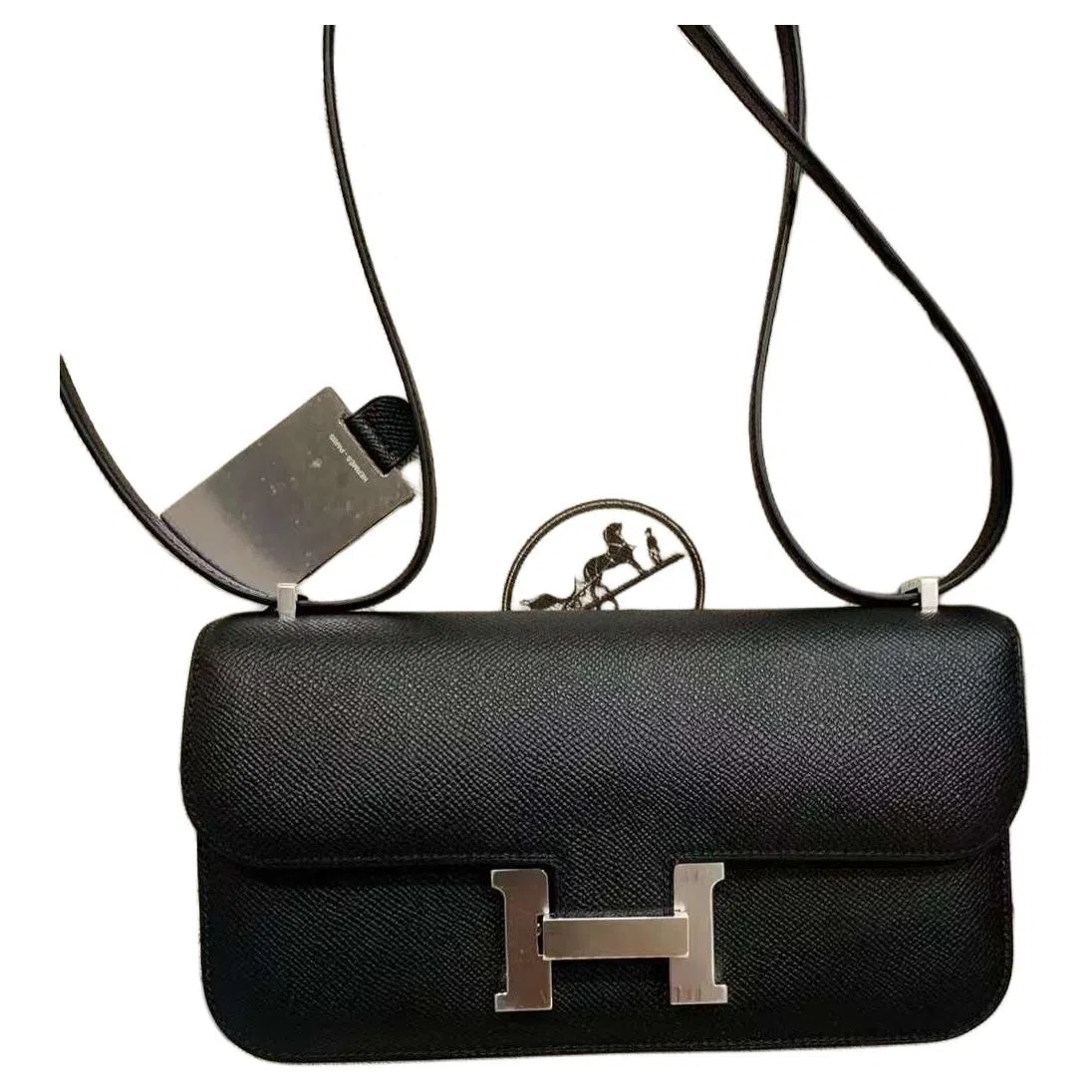 HERMES Constance Epsom 89 Noir