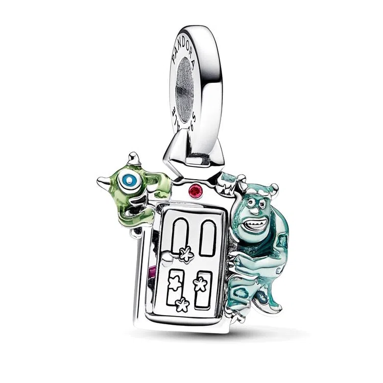 Pandora Cartoon Enamel Pendant Silver