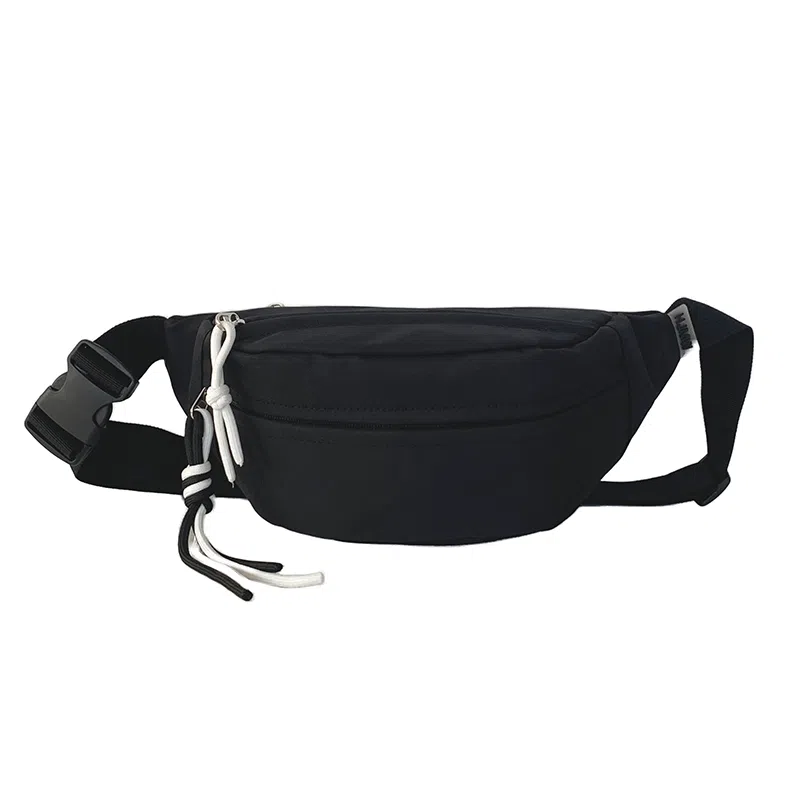 醇龙 运动潮流纯色 尼龙 单肩包腰包小挎包斜挎包胸包 男女同款情侣款 黄/绿/白/黑/粉