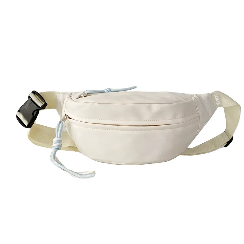 醇龙 运动潮流纯色 尼龙 单肩包腰包小挎包斜挎包胸包 男女同款情侣款 黄/绿/白/黑/粉