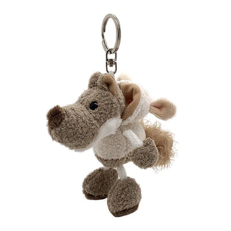 一点潮玩 披着羊皮的狼   迷你钥匙扣 可爱丑萌柔软 玩偶 毛绒挂件