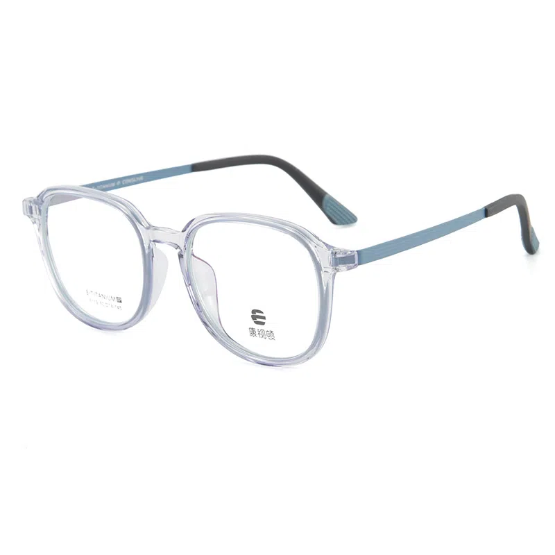 【联系客服可配度数】 康视顿 时尚潮流近视眼镜框 β钛 方形 光学镜架 男女同款情侣款 可选蔡司依视路明月凯米镜片