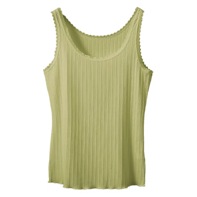 红豆 百搭纯色蕾丝打底外穿背心 女款