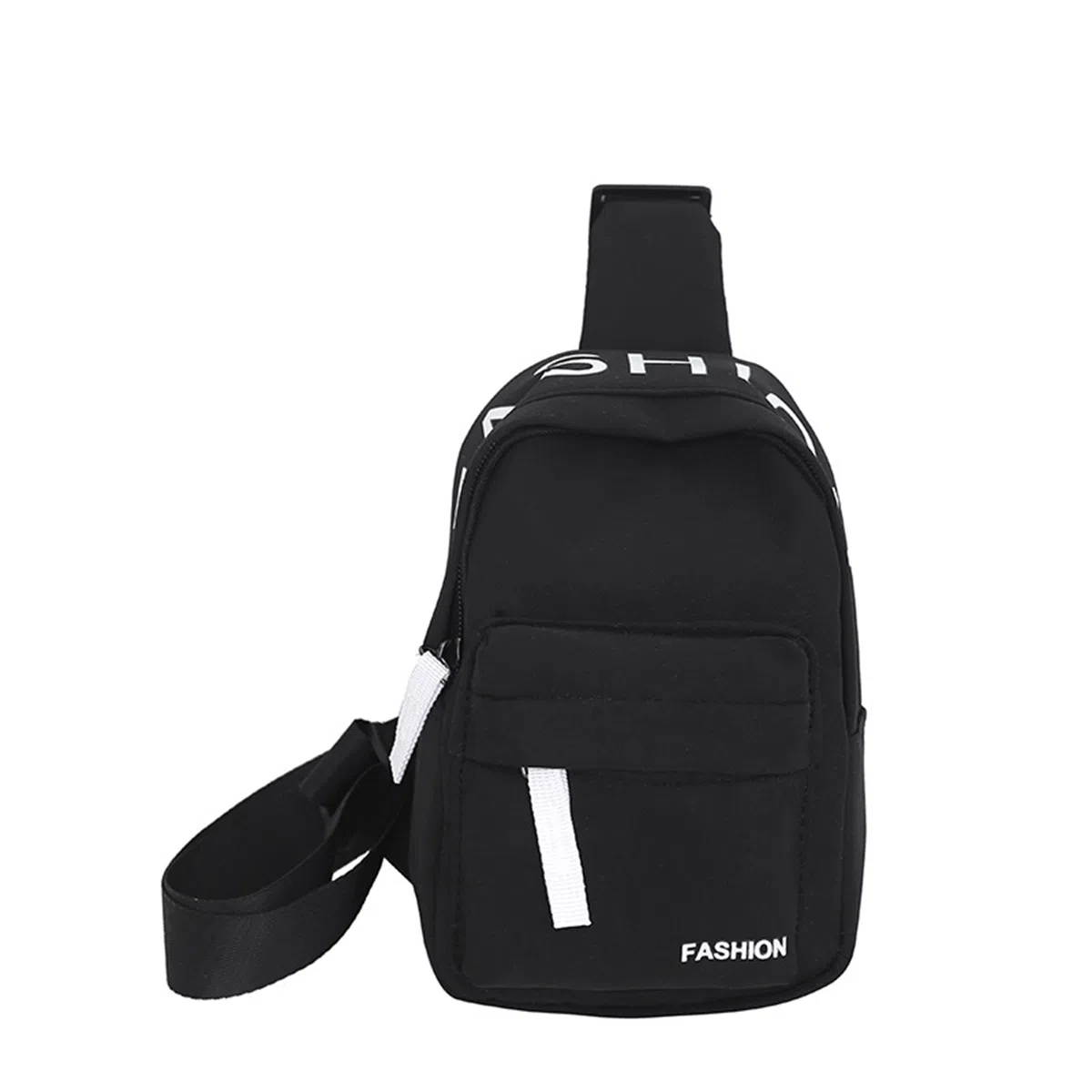 玩物文创 时尚百搭可爱包  尼龙 斜挎包 常规 男女同款情侣款 蓝色/白色/黑色