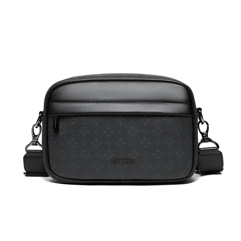 SEPTWOLVES Classic Crossbody Bag Black