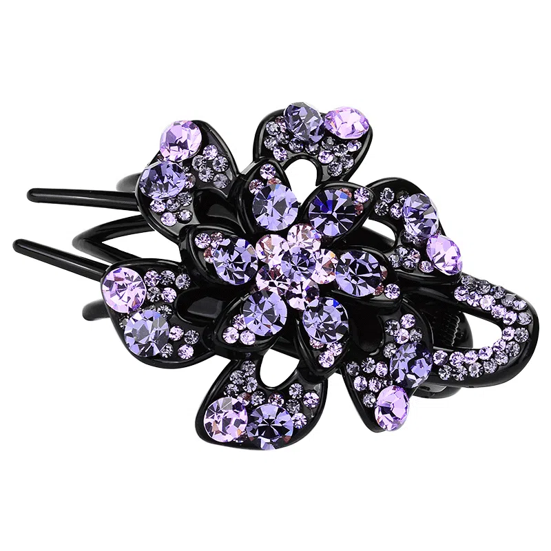 左欧 三齿头花盘 发夹 女款