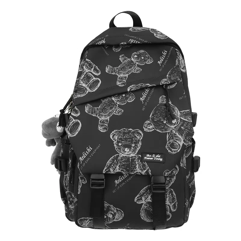 醇龙 大容量简约 尼龙 男女通用 双肩包 多色