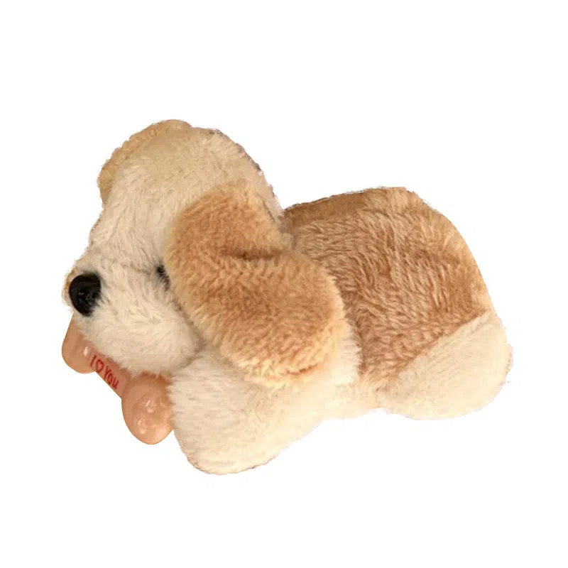 一点潮玩 趴趴狗 迷你可爱骨头狗狗 玩偶 毛绒挂件